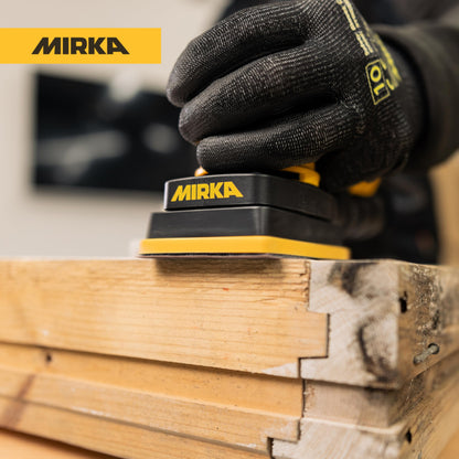 Mirka DEOS II 343X 3" x 4" Electric Orbital Sander, Brushless Motor, Adjustable Speed, Bluetooth-Ready, Dust-Free Sanding – Ideal for Tight Spaces & Detail Work