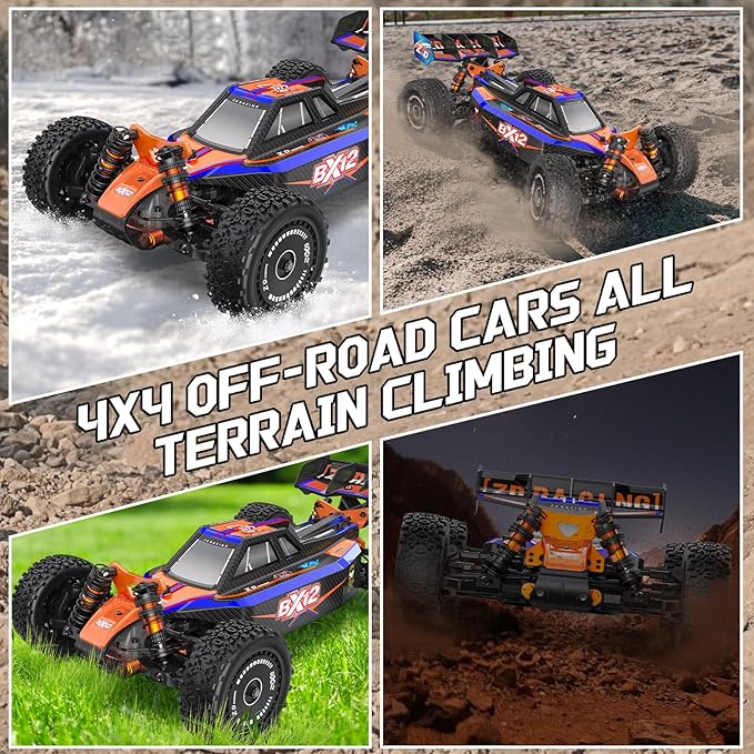 ZD Racing 1:12 Brushless Fast Rc Cars for Adults Fast 42 MPHOff Road Rc Car 4X4Remote Control Trucks for Adults 4WD High Speed Racing RC Buggy with 3S 2200 mAh Truck Suitable for Gifts