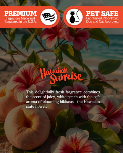 Shortie's Candle Company Hawaiian Sunrise™ Premium Wax Melts 4 Pack - 12 Oz., Strong & Long Lasting, Non-Toxic - Made with Essential & Natural Oils - Formula 117