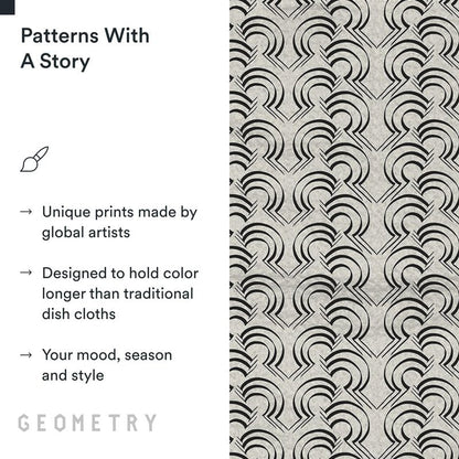 GEOMETRY Kitchen Tea Towels - Quick Dry Microfiber Dish Towels for Kitchen Roses for You, 18" x 30" 2-Pack