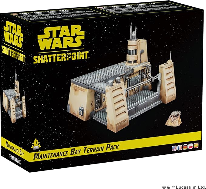 Star Wars Shatterpoint Maintenance Bay Terrain Pack - Enhance Gameplay! Tabletop Miniatures Game for Kids and Adults Ages 14+ 2 Players 90 Minute Playtime Made by Atomic Mass Games