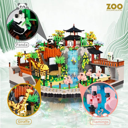 5000PCS Micro mini Blocks City Zoo Animals Building BlocksCreative Ideals Zoological Park Building SetsBest Gift for 14+ Boys Girls or Adults