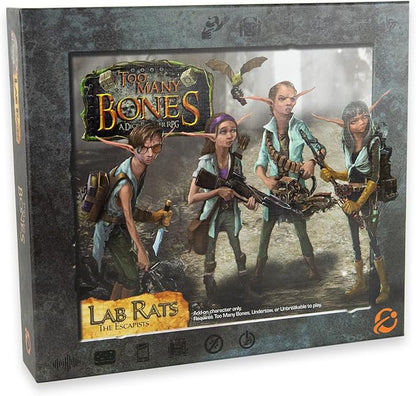 Chip Theory Games Too Many Bones: Lab Rats Dice-Builder Roleplaying Game Expansion Strategic Fantasy RPG Game Accessories for Ages 14 and Up 1-4 Players