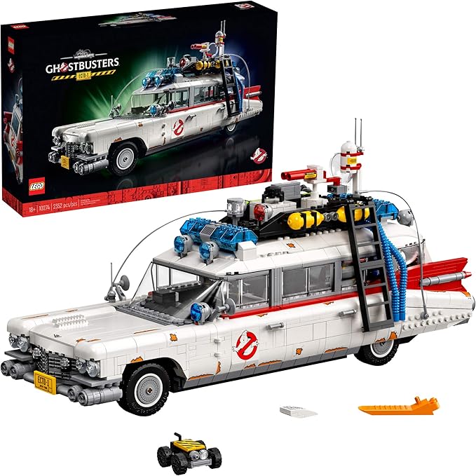 LEGO Icons Ghostbusters ECTO-1 - Building Set for Adults Men &amp Women Ages 18+ - Collectible Ghostbusters Car Model for Fans - 10274
