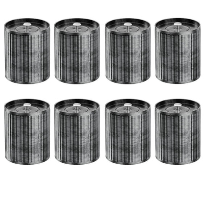 Phinicco 8 pcs 12 oz Empty Candle Tins for Candle Making Vintage Style Candle Jars with Lid