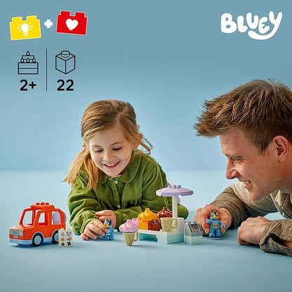 Lego 10458 Bruy and Ice Cream Toy Birthday Present Blocks Education Boys Girls Kids 1.5 Years 2 Years 4 Years Toddlers Animals Creatures Figures Goods Games