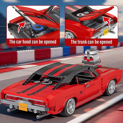 Mould King Classic Sport Car Building Sets Creative Classic Cars for Teens Age 14+ Display Model for Home or Office Décor10112 Cool Vehicles Model Birthday for Adults1869 PCS