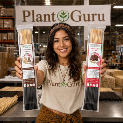 White Tea and Thyme Incense Sticks 11" - 1 Bundle 85 to 100 Sticks - Smooth and Clean Long Burn Time, 45 to 60 Minutes.