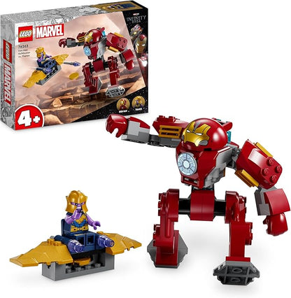Lego 76263 Marvel Iron Man Hulkbuster vs. Thanos Set for Children from 4 Years Superhero Action Based on Avengers: Infinity War with Buildable Action Figure Toy Plane and 2 Mini Figures