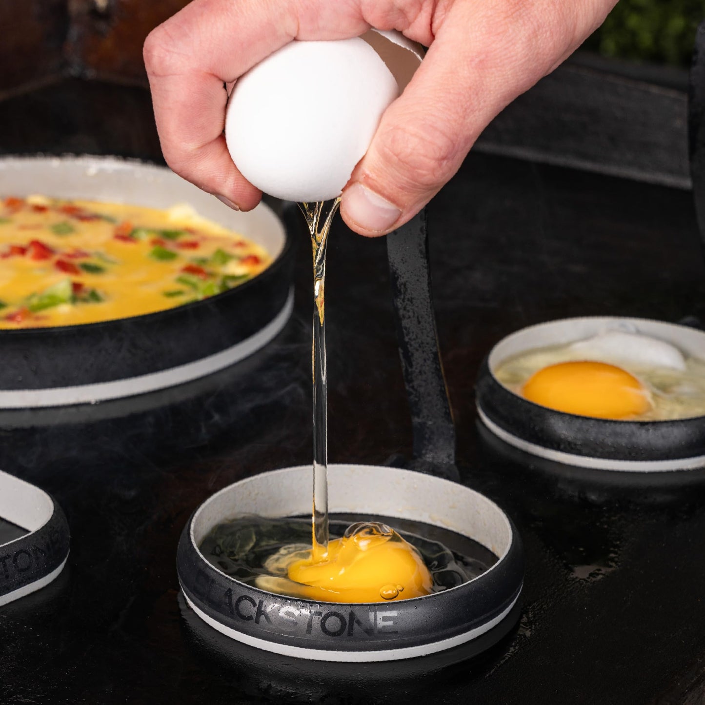 Blackstone Egg & Omelet Ring Kit, 7 Piece Set