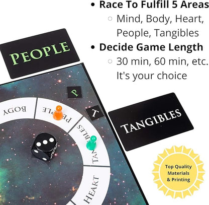 Better Me Self-Improvement Board Game - Fun &amp Connection for Couples Friends and Family Game Night Relationship Date Night Ideas Counseling and Group Therapy Goal Setting &amp Accountability