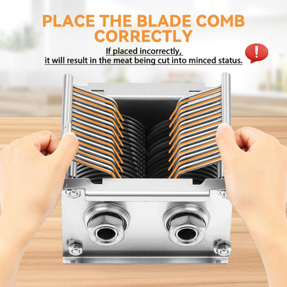 Newhai 850w Meat Cutter 5mm + 15mm Spare Blade