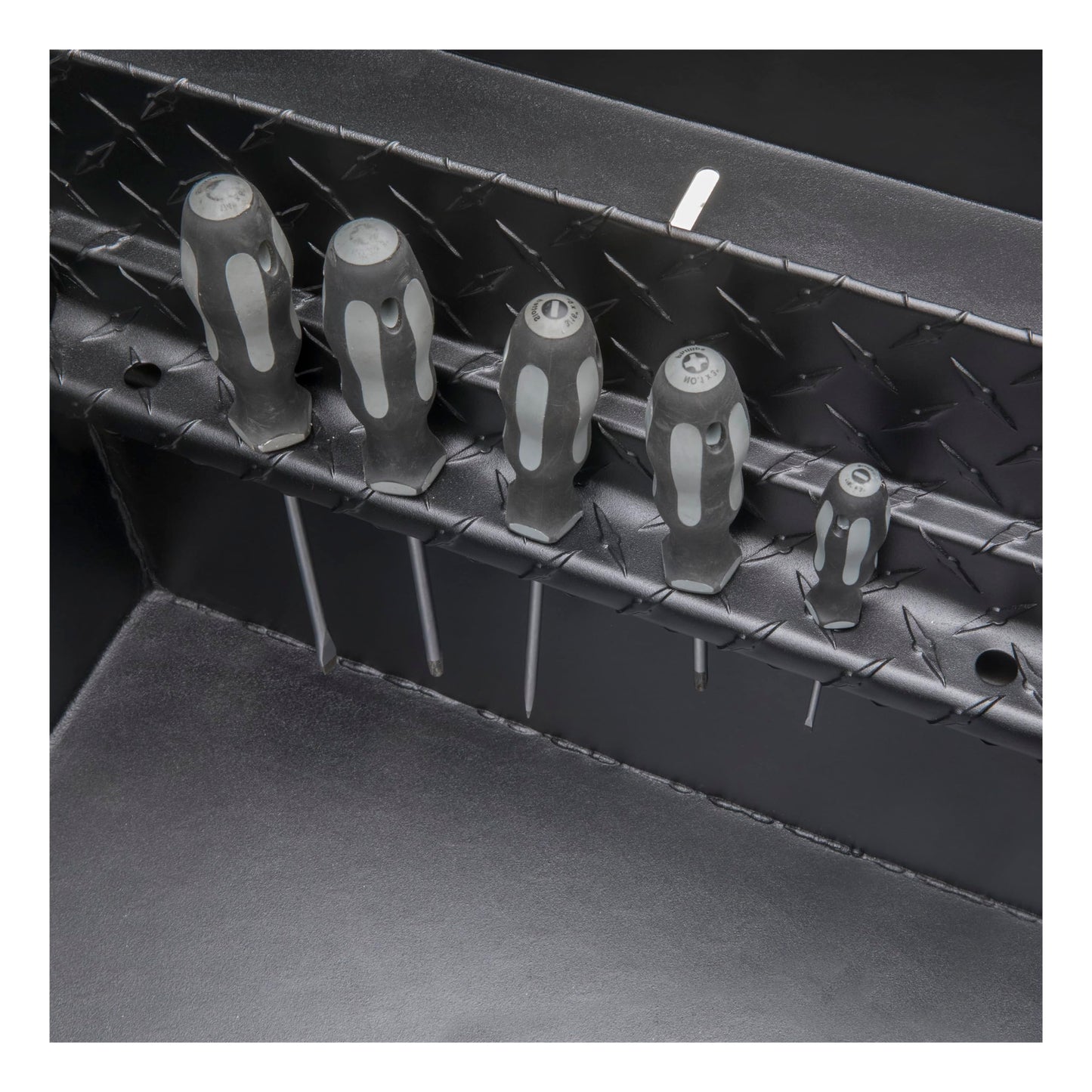 UWS EC10513 69-Inch Matte Black Heavy-Wall Aluminum Truck Tool Box, RigidCore Lid