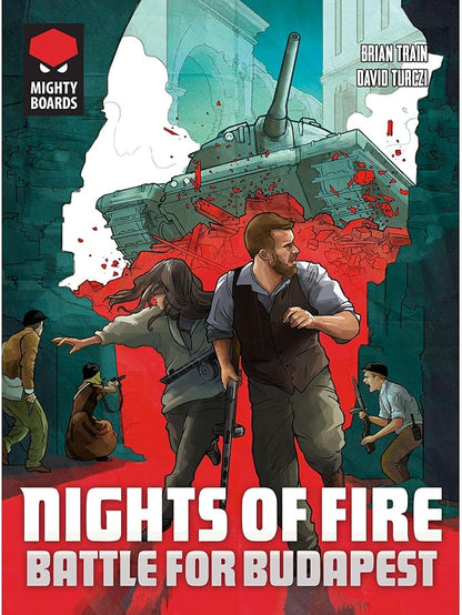 Mighty Boards: Nights of Fire: Battle for Budapest - Card Driven Board Game1956 Soviet Forces Vs Hungarian Revolutionaries Ages 14+ 1-3 Players