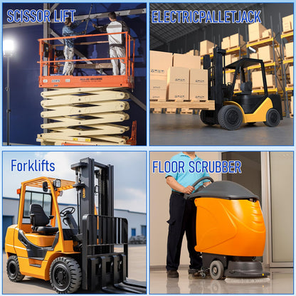 24V 25A Scissor Lift Battery Charger, 24 Volt Golf Cart Battery Charger, 24 Volt Battery Charger for Genie Skyjack, JLG Scissor Lift, Forklift, Electric Pallet Jack, Floor Scrubber
