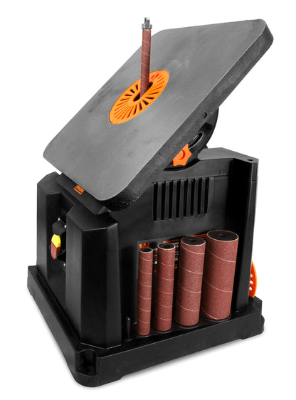 WEN AT6535 3.5-Amp Oscillating Spindle Sander with Extra Large Beveling Table Top