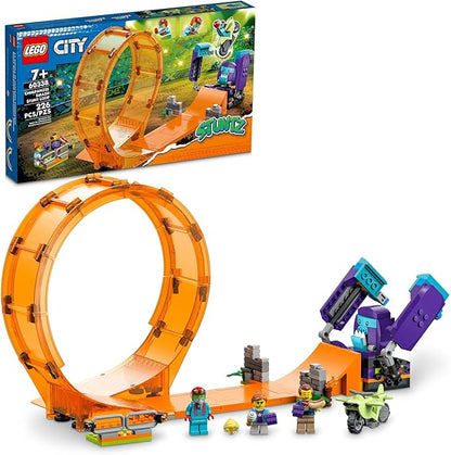 LEGO City Stuntz Smashing Chimpanzee Stunt Loop 60338 Building Toy Set for Boys Girls and Kids Ages 7+ (226 Pieces)