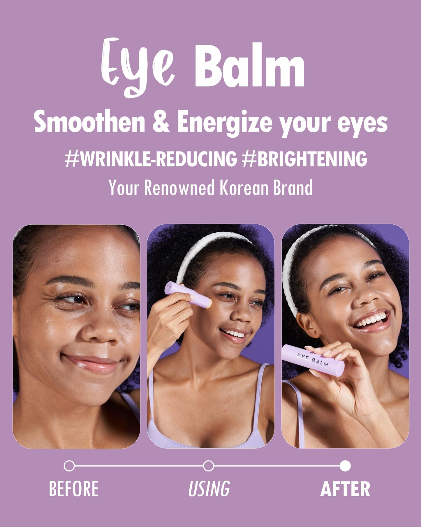 KAHI Wrinkle Bounce Multi Balm Stick | PDRN Collagen Wrinkle Stick | Korean Skin Care |All-in-One Hydrating Lip Balm Eye Cream Neck Cream Make Up Base & Face Mist Moisture Balm