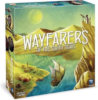 Renegade Game Studios Wayfarers of the South Tigris Dice Placement Strategy Board Game 1-4 Players 60-90 Minutes
