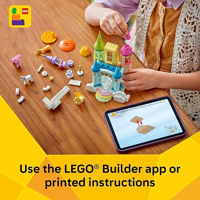 LEGO Creator 3 in 1 Unicorn Castle Building Toy for Kids - Unicorn Toy Trio for Girls &amp Boys Ages 8+ - Build 3 Pretend Play Toys with 1 Set of Building Blocks - Gift Idea for Birthdays - 31175