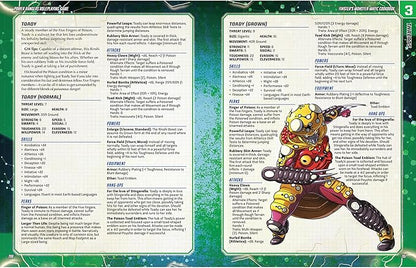 Renegade Game Studios Power Rangers RPG Finster's Monster-Matic Cookbook Sourcebook - Over 100 Threats Hardcover Ages 14+