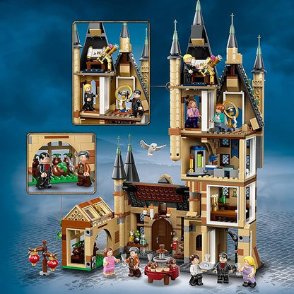 Lego 75969 Harry Potter Hogwarts Astronomy Tower Building Toy for Children +9 Years with 8 Mini Figures