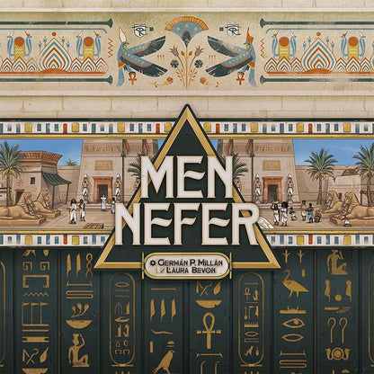 Men-Nefer Board Game - Journey Through Ancient Egypt! Worker Placement Strategy Game Fun Family Game for Teens &amp Adults Ages 14+ 1-4 Players 60-120 Minute Playtime