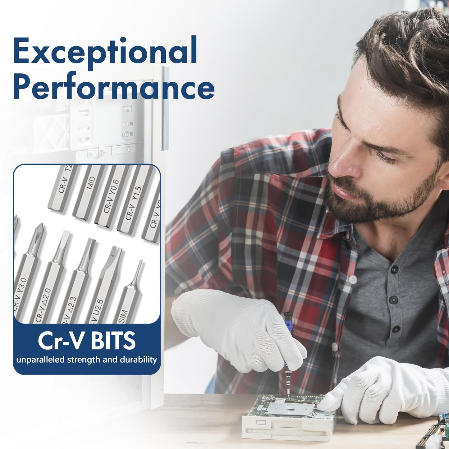 XOOL 132 in 1 Precision Screwdriver Set with Magnetic Driver Kit Professional Electronics Repair Tool Kit for Computer, PC, Mac-Book, Laptop, Tablet, iPhone, Xbox, Game Console