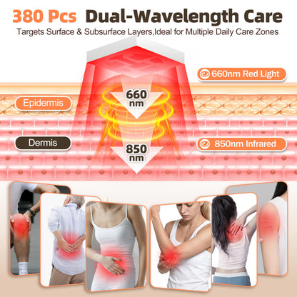 Red Light Therapy Mat for Full Body, High-Density LED Infrared Light with 5 Intensity Levels, 9 Auto-Shutoff Timer Settings, Handheld Controller, Gifts for Athletes, Office Workers, Women, Men