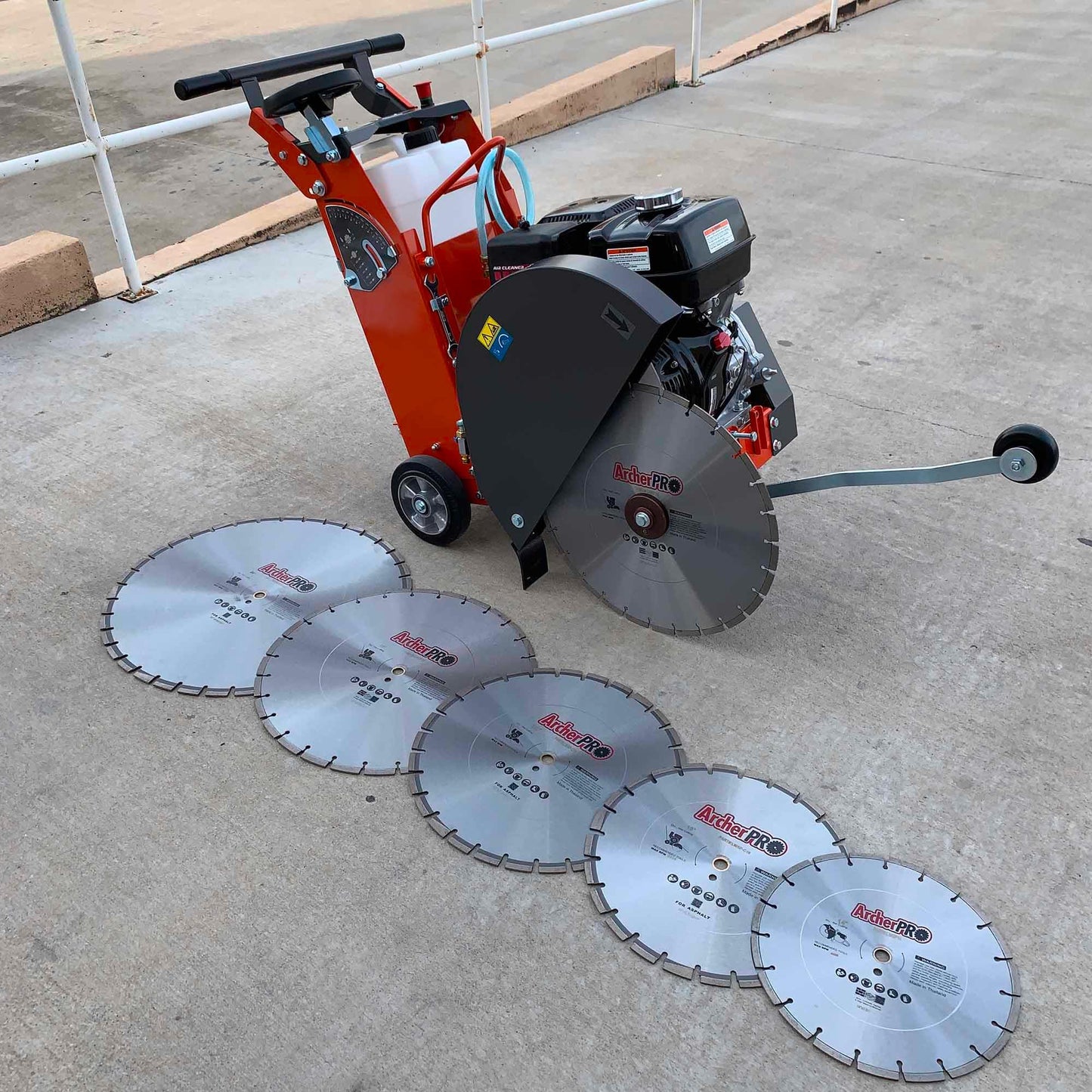 Archer Pro 24" Diamond Saw Blades for Fast Asphalt Cutting and Green Concrete Cutting