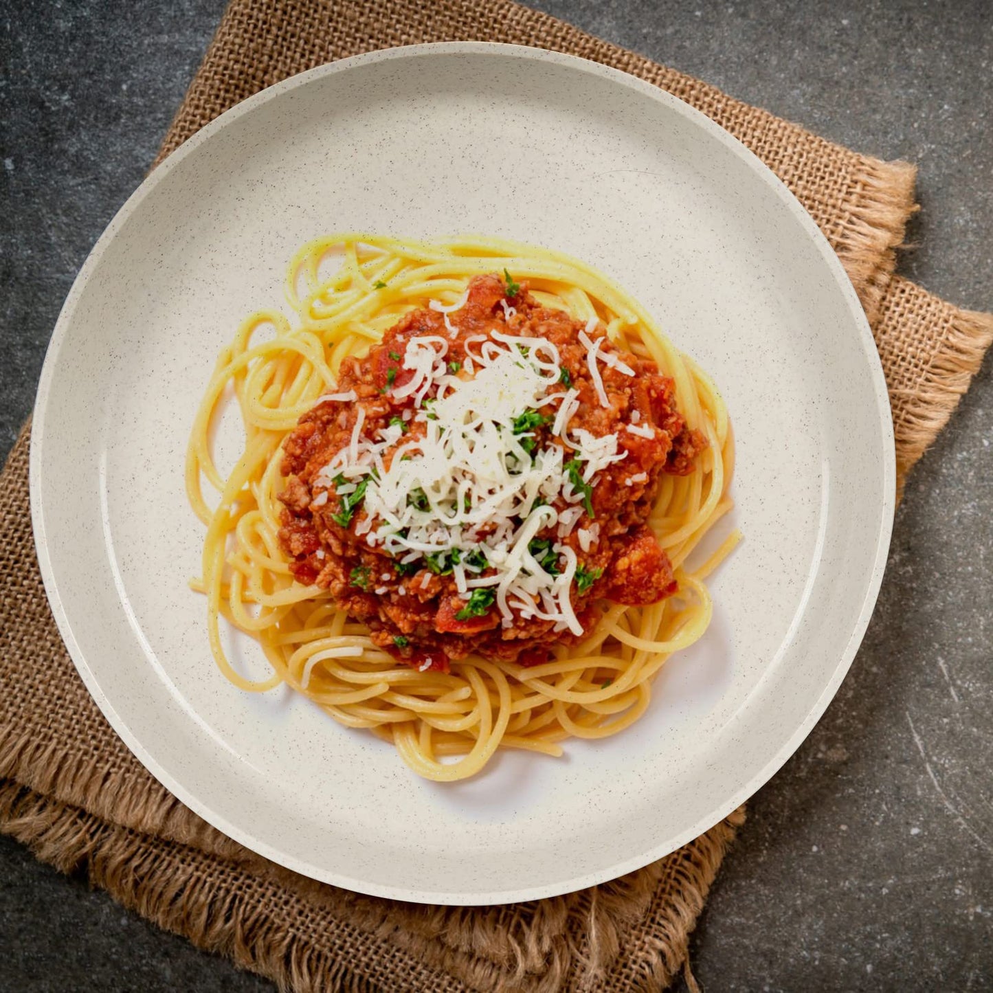 【Non Ceramic】 9 Inch Dinner Plates,BPA-Free Wheat Straw & Plastic Plates,Off White Plate Set Dishwasher and Microwave Safe Plates - Set of 8
