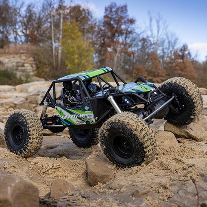 Axial RC Crawler 1/8 AXP8 Gilamon 2.2 4X4 RTR Brushed Trail Buggy Green (Battery and Charger Not Included) AXI-1207T1