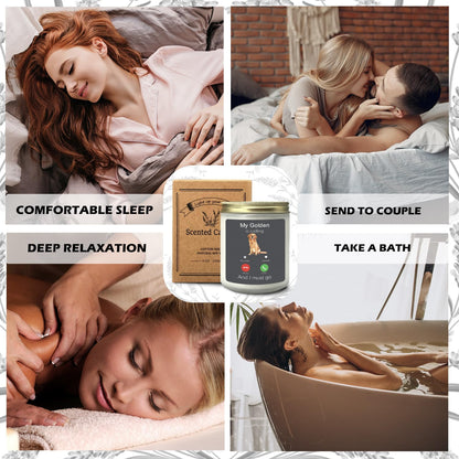 CIOJUNE My Golden Retriever is Calling Lavender Scented Candles for Home, Golden Retriever Lovers Gifts for Women Girl