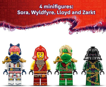 LEGO NINJAGO Rontu The Master Dragon Building Toy - Dragons Rising Model Building Kit for Boys &amp Girls Ages 7+ - Kids Toy W/ 4 Ninja Minifigures &amp Dragon Figurine - Gift Idea for Birthdays -