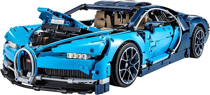 LEGO Technic Bugatti Chiron 42083 Race Car Building Kit and Engineering Toy Adult Collectible Sports Car with Scale Model Engine (3599 Pieces)