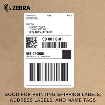 Zebra GX42-202410-000 Model GX420d Thermal Transfer Desktop Label Printer, Maximum Speed 6 IPS (152 mm/Second), 203 dpi Print Resolution (8 dots/mm); Serial, USB & Centronics Parallel Interfaces