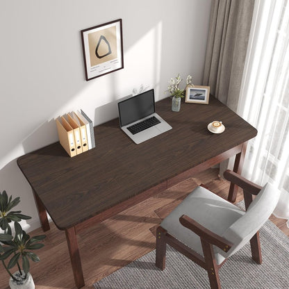 BAYYA Dark Brown Wood Grain Contact Paper Waterproof Peel and Stick Wallpaper Black Walnut Furniture Sticker for Kitchen Cabinet Table Floor Shelf Drawer Liner Self-Adhesive Vinyl Film Wall Covering
