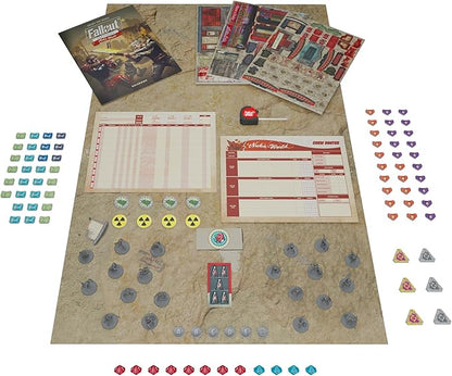 Modiphius Entertainment: Fallout: Factions - Battle for Nuka-World Starter Set - Tabletop Miniatures Skirmish Game Licensed War Game 20 Miniatures
