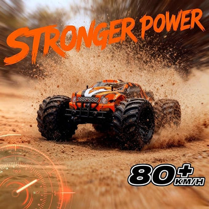 JLBRACINGRC 1:10 Scale Remote Control Car80+KM/H High Speed RTR RC Truck2.4GHZ Radio Controlled Electric Cars4WD 4x4 Off Road Monster TruckIPX7 Waterproof Brushless RC Car for Adults