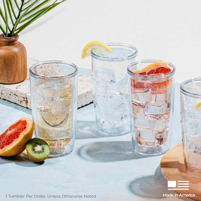 Tervis Sandstone Collection Made in USA Double Walled Insulated Tumbler Travel Cup Keeps Drinks Cold & Hot, 16oz, Horizon