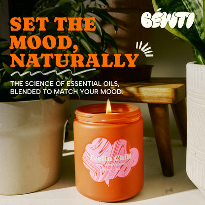 Sage & Wild Ginger Candle for Cleansing Negative Energy – Soy Wax Aromatherapy Candle, Stress Relief Gifts, Scented Bathroom Candles for Home, 8 oz | Mood Candles by BÉWTI