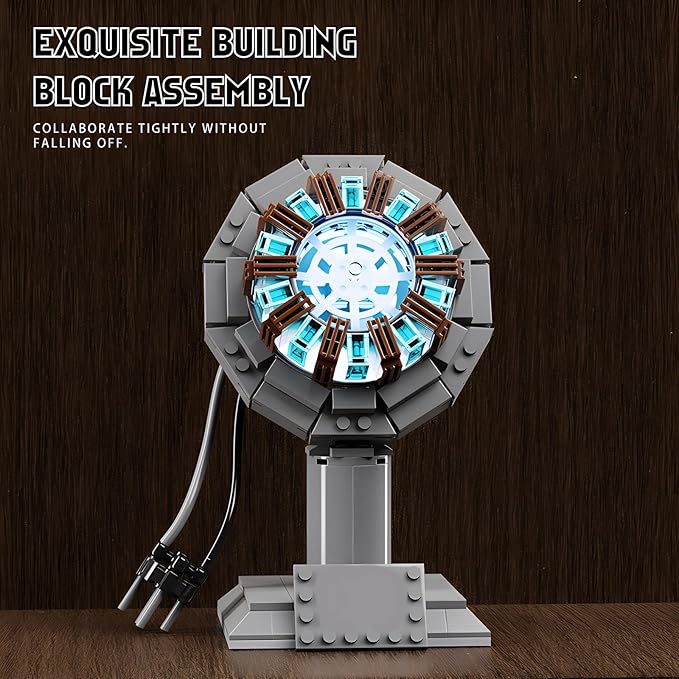 Arc Reactor Building Block Set A Model Toy Proof That Tony Has A HeartA Gift for Adults and Children