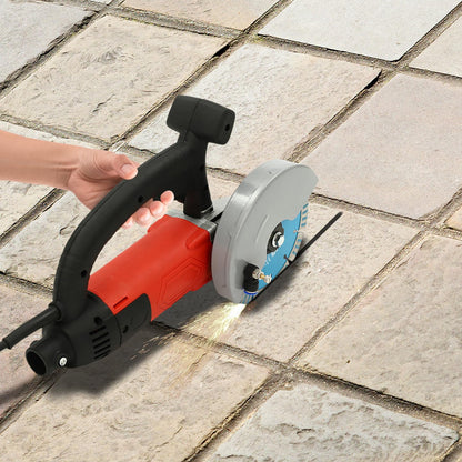 Electric Concrete Saw, 9 in Concrete Saw-Concrete Cut off Saw Wet Dry Concrete Saw Cutter 3000W Corded Circular Saw