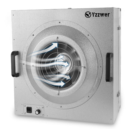 Fan Filter Unit Laminar-Flow-Hood Yzzwer - FFU HEPA Filters for Class 100/ISO 5 Cleanliness Clean Room Mycology and Mushroom Room Work 110V （Include HEPA Filter）