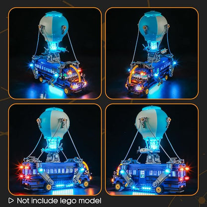 LIGHTAILING Light for Lego-77073 Battle Bus - Led Lighting Kit Compatible with Lego Building Blocks Model - NOT Included The Model Set