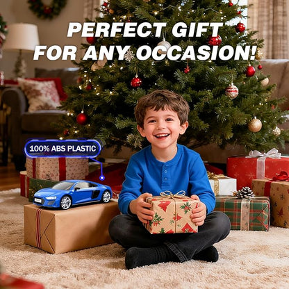 Audi Remote Control Car 1:24 Scale Electric Sport Racing Hobby Toy Car Audi Model Vehicle for Boys Girls Birthday Gifts（Blue）