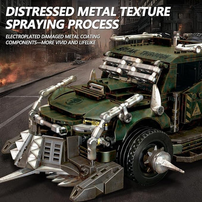 HIGH GODO Off-Road Car Building Set MOC Wasteland Style Truck Model Kit Creative Cool SUV Building Block Toys Gifts for Teens Adults 14+ (636 Pieces)