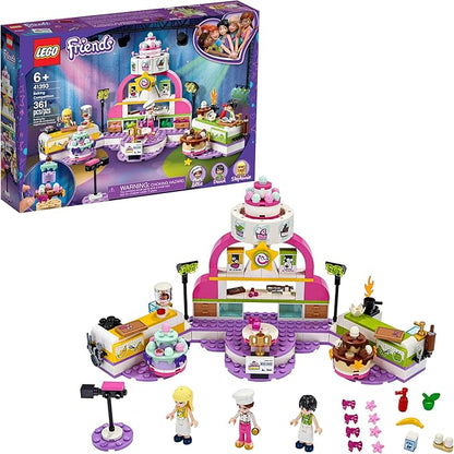LEGO Friends Baking Competition 41393 Building Kit Set Baking Toy Featuring 3 Friends Characters and Toy Cakes (361 Pieces)