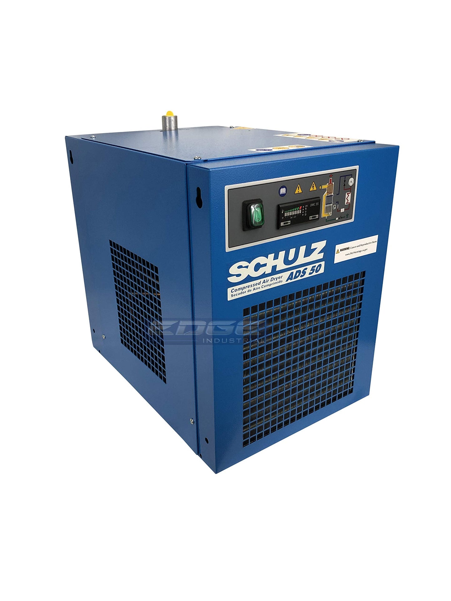 SCHULZ REFRIGERATED AIR DRYER FOR AIR COMPRESSOR, COMPRESSED AIR SYSTEMS, 50 CFM, GOOD FOR 10HP & 15HP COMPRESSORS (STAND ALONE DRYER)