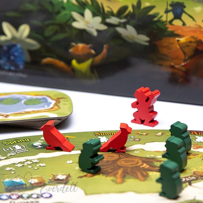 Everdell: Bellfaire Expansion – Board Game Add-On for 5–6 Players with Player Powers New Market Board &amp Special Event Cards – Requires Everdell Base Game